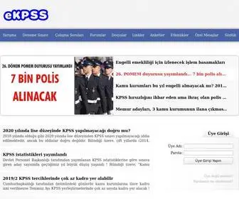 EKPSS.com(Kpss) Screenshot