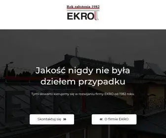 Ekro.com.pl(EKRO KNY) Screenshot