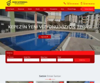 Eksengayrimenkul.com(Eksen Gayrimenkul) Screenshot