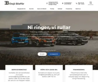 Eksjobilaffar.se(Eksjö Bilaffär) Screenshot