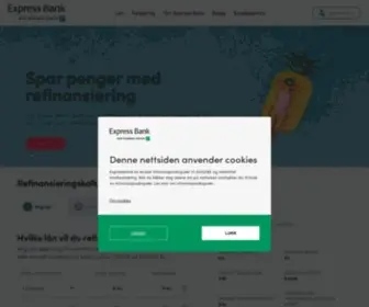 Ekspressbank.no(Prøv refinansierings) Screenshot
