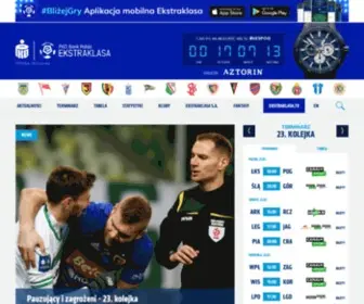 Ekstraklasa.org(PKO BP Ekstraklasa) Screenshot