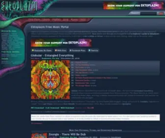 Ektoplazm.com(Free Music Portal and Psytrance Netlabel) Screenshot