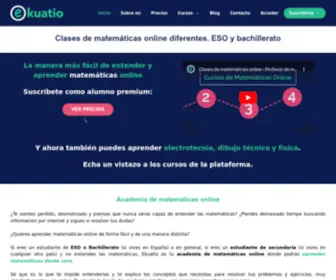 Ekuatio.com(▷ Clases de Matemáticas Online diferentes) Screenshot