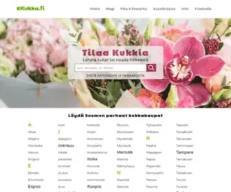Ekukka.fi(Tilaa kukkalähetys netistä) Screenshot