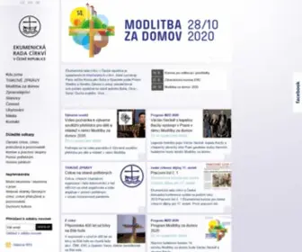 Ekumenickarada.cz(Ekumenická rada církví) Screenshot