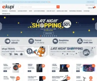 Ekupi.hr(Vaša Internet trgovina) Screenshot
