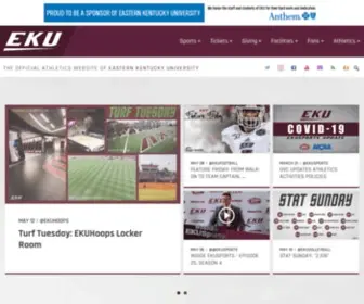 Ekusports.com(Eastern Kentucky University Athletics) Screenshot