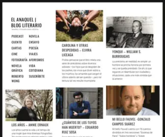 EL-Anaquel.com(Blog Literario) Screenshot