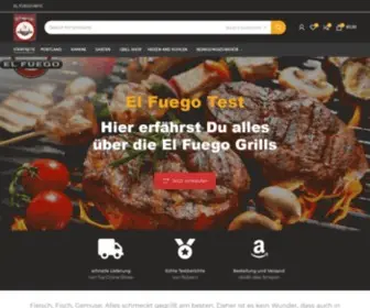 EL-Fuego.info(Hier finden Sie alle El Fuego Produkte direkt vom Importeur) Screenshot