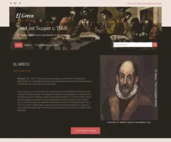 EL-Greco-Foundation.org(El Greco) Screenshot