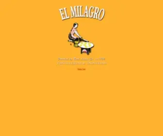 EL-Milagro.com(El Milagro Tortillas) Screenshot