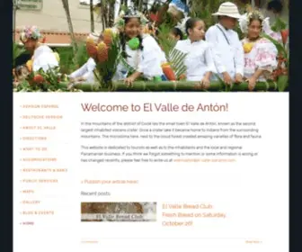 EL-Valle-Panama.com(El Valle de Anton) Screenshot