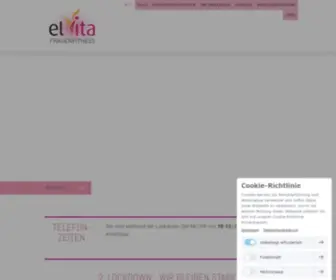 EL-Vita.de(El'Vita Fitness und Wellness für die Frau) Screenshot