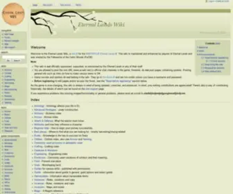 EL-Wiki.net(Eternal Lands Wiki) Screenshot