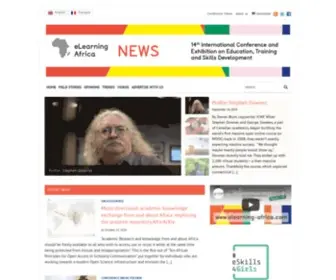 Ela-Newsportal.com(ELearning Africa News Portal) Screenshot