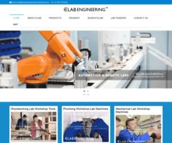 Elabengineeringequipments.com(Engineering Lab Educational Equipments Manufacturers) Screenshot