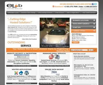 Elabhosting.com(ELab Hosting Services) Screenshot