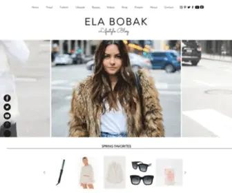 Elabobak.com(Ela Bobak Chicago Fashion Blogger) Screenshot