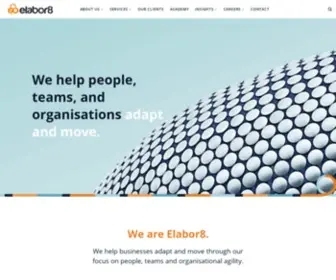 Elabor8.com.au(Agile Delivery) Screenshot