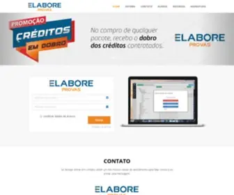 Elaboreprovas.com.br(Elabore Provas) Screenshot