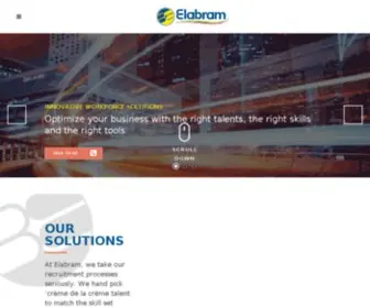 Elabram.com(Recruitment Agency and HR Solutions) Screenshot