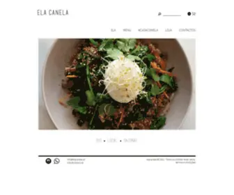 Elacanela.pt(ELA CANELA) Screenshot