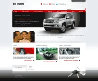 Ela.com.sb(Toyota Distributor Solomon Islands) Screenshot