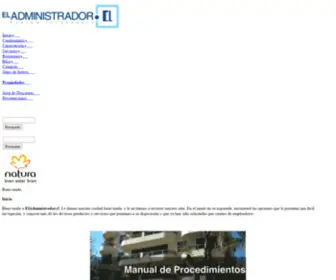 Eladministrador.cl(Eladministrador) Screenshot