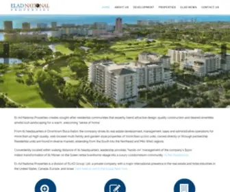 Eladnational.com(Elad National Properties) Screenshot