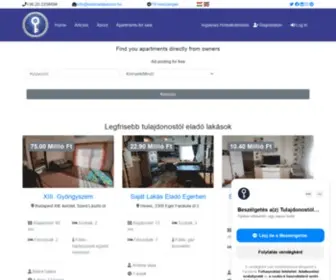 Eladoalakasom.hu(Eladó) Screenshot