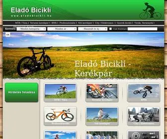 Eladobicikli.hu(Eladó bicikli) Screenshot