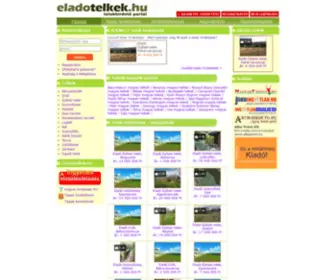 Eladotelkek.hu(Telek hirdetések) Screenshot