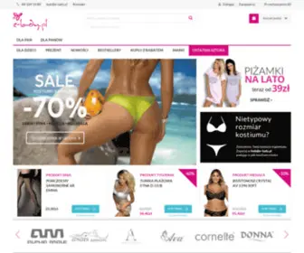 Elady.pl(Internetowy sklep z bielizną damską E) Screenshot