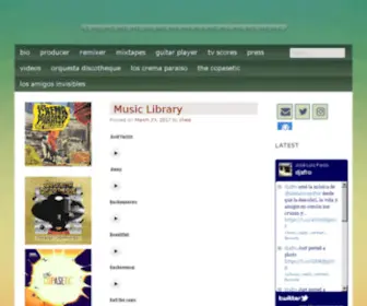 Elafro.com(DJ afro) Screenshot