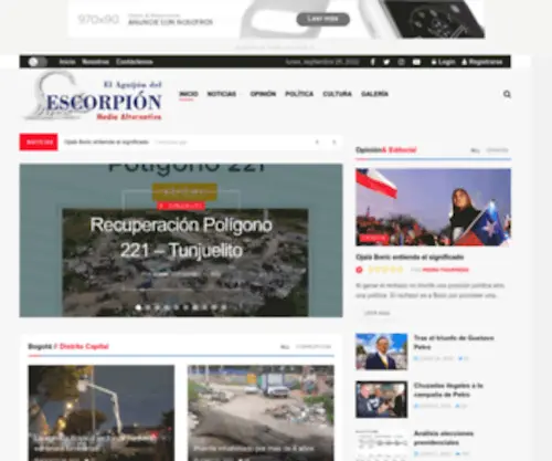 Elaguijondelescorpion.com(El aguij) Screenshot