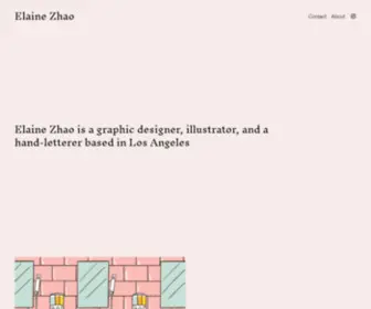 Elaine-Zhao.com(Elaine Zhao) Screenshot