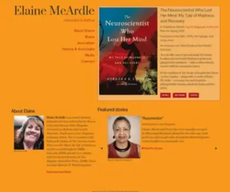 Elainemcardle.com(Elaine McArdle // Journalist &amp; Author // Official Website //) Screenshot