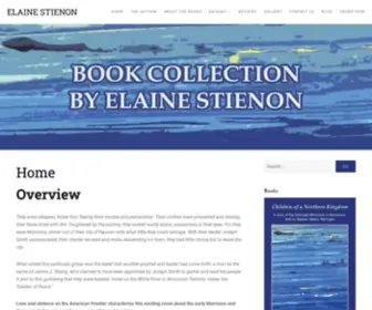 Elainestienonbooks.com(Book collection by Elaine Stienon) Screenshot