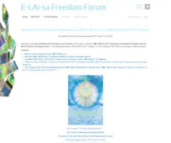 Elaisafreedomforum.com(E-LAi-sa Freedom Forum) Screenshot