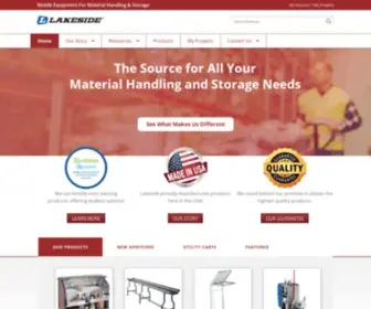 Elakesideindustrial.com(Lakeside Manufacturing) Screenshot