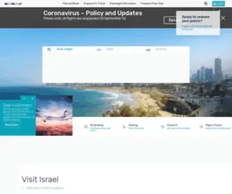 Elal.co.il(Visit Israel with El Al) Screenshot