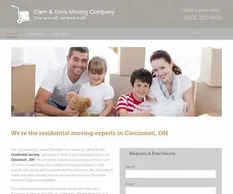 Elamandsonsmoving.com(Elam & Sons Moving Company) Screenshot