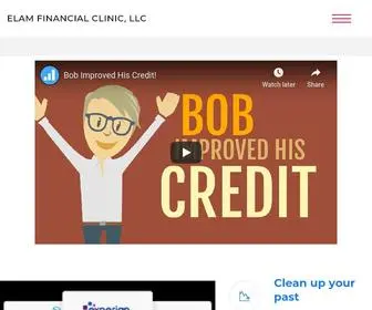 Elamclinic.com(ELAM FINANCIAL CLINIC) Screenshot