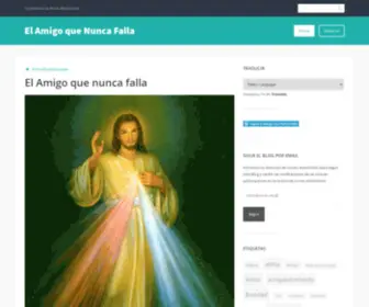 Elamigoquenuncafalla.com(Confianza en la Divina Misericordia) Screenshot