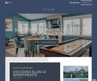 Elan41APTS.com(Seattle, WA Apartments) Screenshot