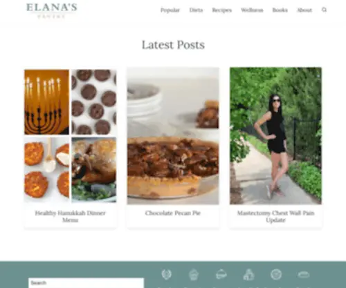 Elanaspantry.com(Elana's Pantry) Screenshot