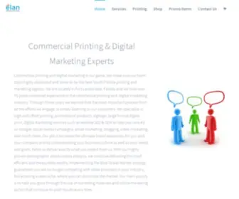 Elanbrandbuilders.com(Commercial Printing &amp; Digital Marketing Agency) Screenshot