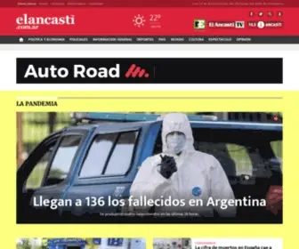 Elancasti.com.ar(El Ancasti) Screenshot