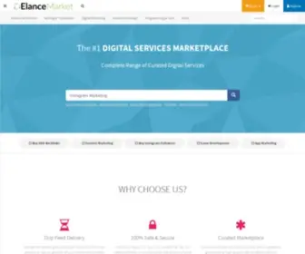 Elancemarket.com(Digital Services Marketplace) Screenshot